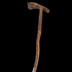37" T handle  Carved Hardwood Very Unique Cane